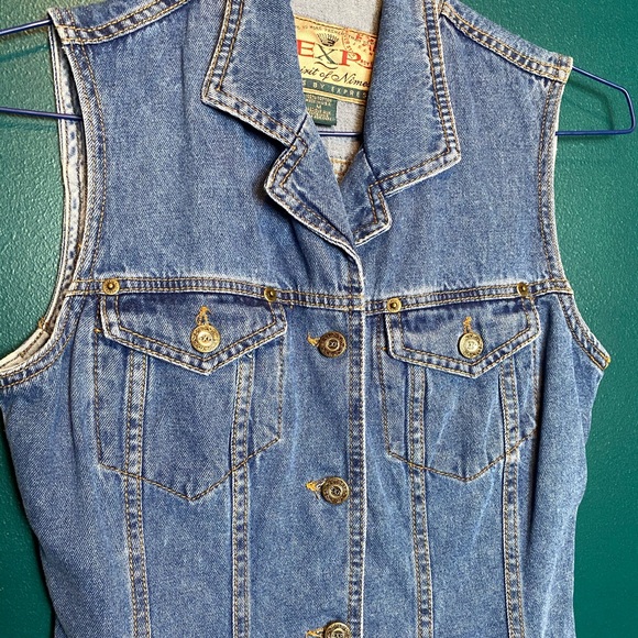 Vintage Denim Sleeveless Dress - Picture 3 of 5